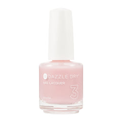 Dazzle Dry Peacefully Me bottle-front showing sheer pink shade