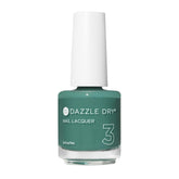 Dazzle Dry Step 3 swatch in 3-Day Weekend green for quick-dry, full-coverage cream