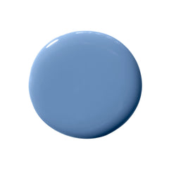 Dazzle Dry Varsity Blues brush-stroke swatch shows smooth denim tone.