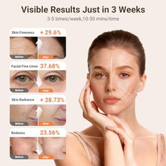 DCBBD LED Face Mask remote control marks easy timing and session customization.