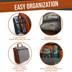 DD D&D Wanderlust water-resistant design protects belongings during spills.