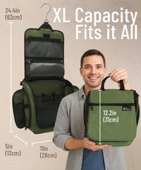 DD D&D Wanderlust interior layout highlights organized storage for travel-sized essentials.