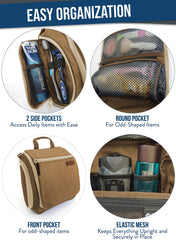 DD D&D Wanderlust XXL metal swivel hook lets you hang the bag anywhere.