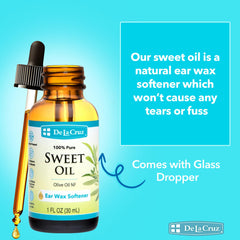 De La Cruz ear wax softener dropper for easy softening.
