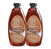 Dead Sea Collection coconut bubble bath bottle with rich foam for spa-like cleansing.