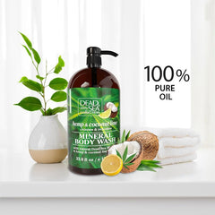 Dead Sea Collection two-pack box emphasizes value alongside mineral-infused cleansing capabilities.
