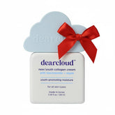 Dearcloud New Youth Collagen Cream bottle showcasing a firming formula for radiant skin.