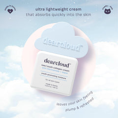 Dearcloud New Youth Collagen Cream with Niacinamide supports even tone and reduced redness.