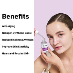 DearMYDEW serum texture close-up with non-greasy finish
