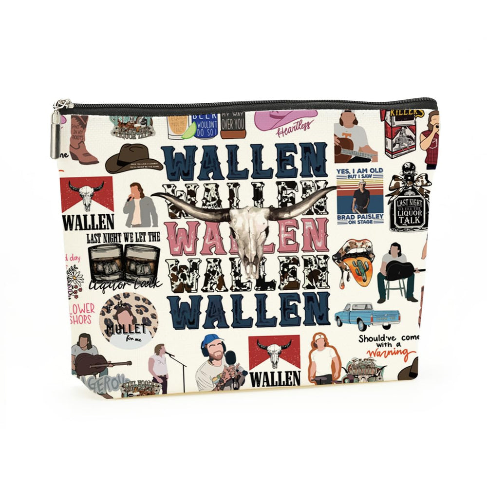 Decohim western makeup bag pattern for everyday cosmetics storage.
