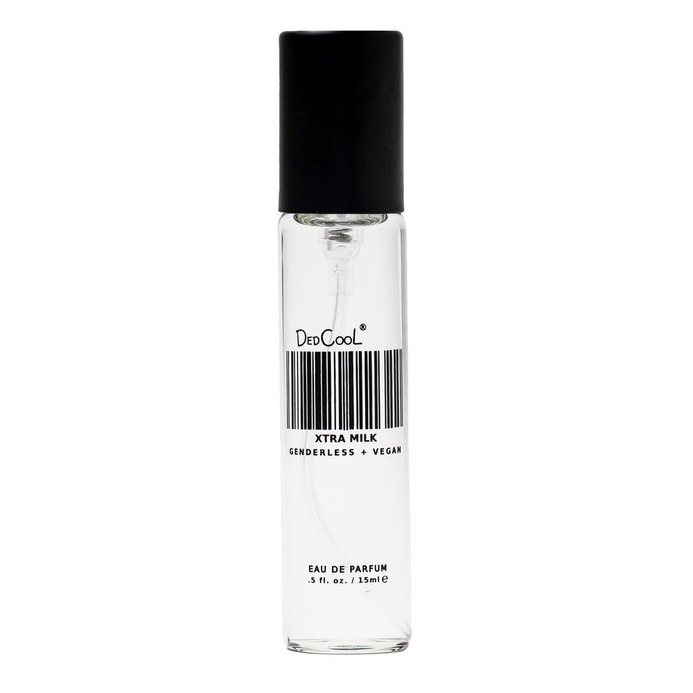DedCool Xtra Milk bottle front, luxury genderless fragrance for daily wear