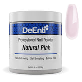 DeEnti acrylic nail powder natural pink tub bubble-free overlays