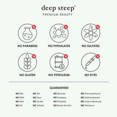Aromatherapy essential oils image promoting stress relief during bath with Deep Steep.