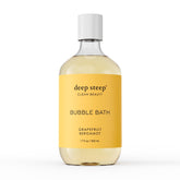 Deep Steep Bubble Bath Grapefruit Bergamot bottle for a relaxing, skin-softening soak