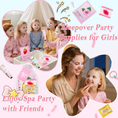 Deepmind spa party lip mask displayed for brightening and smoothing teen lips during pampering.