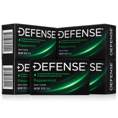 Defense Soap peppermint bar lather after workouts for clean, comfortable skin