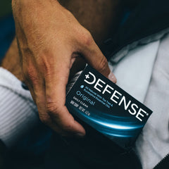 Defense Soap Tea Tree Bar Wrapped Bar highlights premium triple-milled quality and longevity.