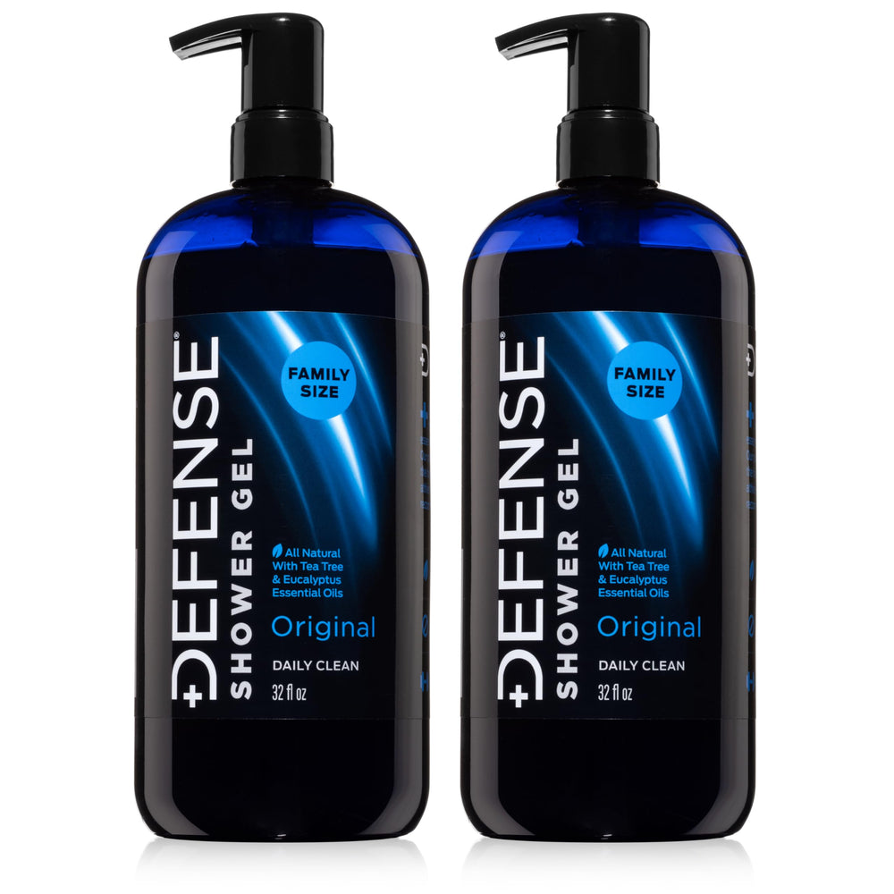 Defense Soap Tea Tree Body Wash bottle shows natural cleanse for active athletes