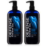 Defense Soap Tea Tree Body Wash bottle shows natural cleanse for active athletes