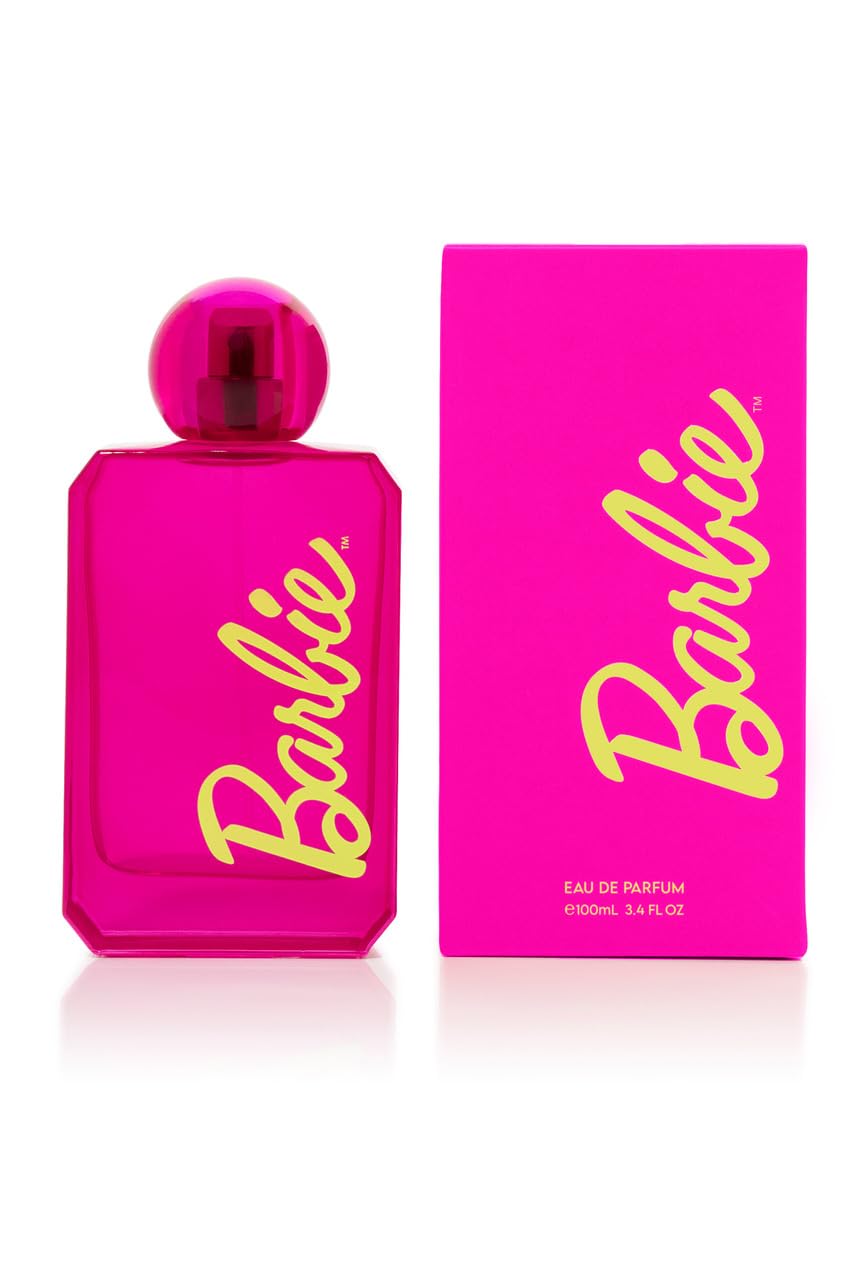 DefineMe Barbie Perfume bottle shines, inviting everyday luxury and confident scent moments.