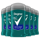 Degree Men Arctic Edge deodorant stick for quick glide and 48-hour odor protection.