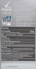 Degree Men Clinical Protection Sport Strength applies for long-lasting odor control