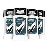 Degree Men Ultraclear Black+White deodorant pack of 4 protects clothes from white marks