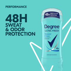 Degree Ultra Fresh Shower Clean rose jasmine fragrance conveys refreshing daily scent