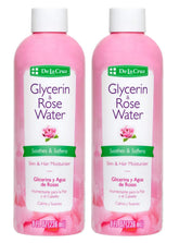 De La Cruz Rose Water Toner bottle for daily facial hydration and refreshment.