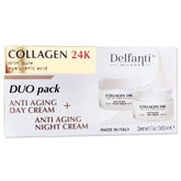 Delfanti Milano Collagen 24K Day Cream jar for daytime radiance and smooth texture.
