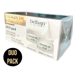 Delfanti Milano Face Neck Décolleté Moisturizers set for comprehensive hydration.