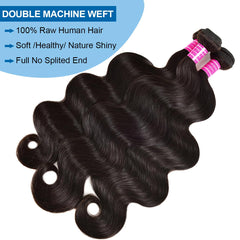 Delizzly body wave bundles 30-inch full length for versatile styling