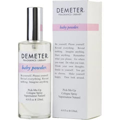 DEMETER Baby Powder spray application captures light everyday freshness.
