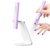 Denabuty mini uv-nail-lamp front view for compact home manicure convenience