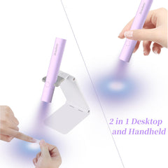 Denabuty mini uv-nail-lamp-timers highlights 20s and 60s options for flexible schedules