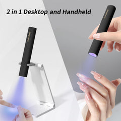 Denabuty UV nail lamp convex lens concentrates light for efficient curing