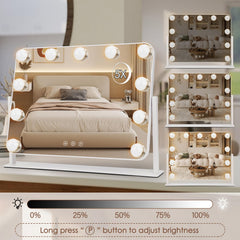 DenCert 3 lighting modes illuminate with cool, natural, or warm tones for any look