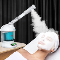 Denfany facial steamer with extendable arm for versatile at home spa use