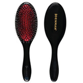 Denman D81M closeup natural-bristle highlights smooth detangling and shine