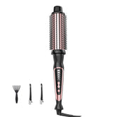 DENVEK Thermal Brush rose-gold handle closeup for versatile styling options.