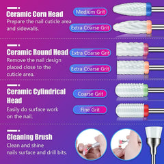 Depvko ceramic bits deliver heat resistance for smooth surface finishing.