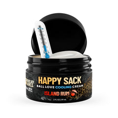 Derm Dude Happy Sack bottle pour shows island rum scent for all-day freshness.
