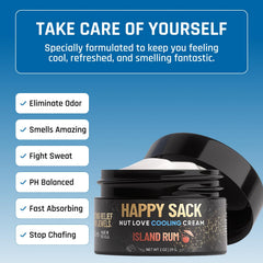Derm Dude Island Rum scent close-up emphasizes resort-like aroma.