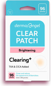 DERMA ANGEL dark spot patch closeup shows hydrocolloid absorption for active blemishes
