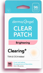DERMA ANGEL dark spot patch closeup shows hydrocolloid absorption for active blemishes