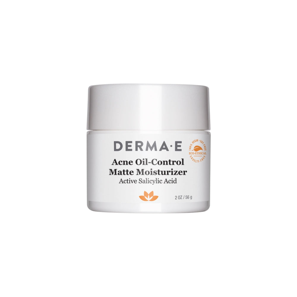 DERMA E Acne Oil Control Face Moisturizer bottle aids oil balance for matte skin