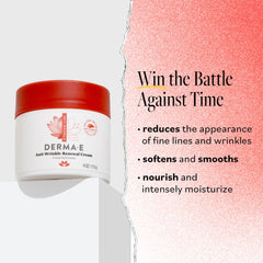 Derma E Anti-Wrinkle Renewal Cream texture close-up.