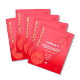 DERMA E under-eye patches packaging front shows non-irritating anti-wrinkle care.