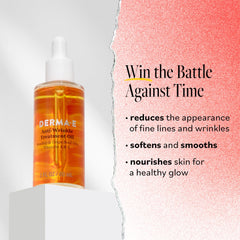 Derma E rosehip oil boost focuses on reviving skin texture and radiance.