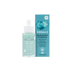 Derma E Scalp Relief bottle provides soothing hydration for itchy scalp